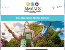 Tablet Screenshot of amanis-garden-services.co.za